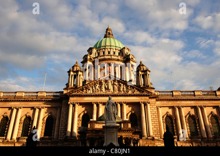 Nordirland, Belfast, das Rathaus Stockfoto