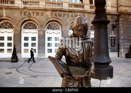 Teatro Campoamor Oviedo Asturien Spanien Stockfoto