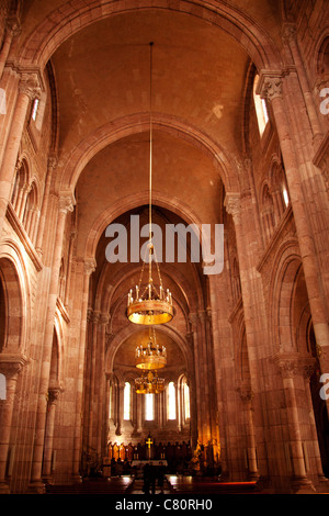 Heilige Kathedrale von San Salvador Santuario de Covadonga-Asturien-Spanien Stockfoto