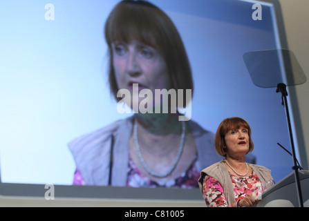 TESSA JOWELL MP SHADOW MINISTER für die OLYMPI 25. September 2011 die AAC LIVERPOOL ENGLAND Stockfoto