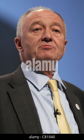 KEN LIVINGSTONE LABOUR PARTY Londoner Bürgermeister CAND 25. September 2011 der AAC LIVERPOOL ENGLAND Stockfoto