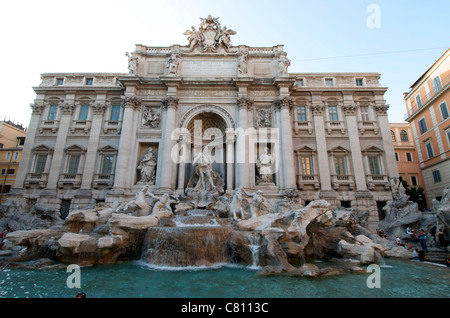 Trevi-Brunnen. Rom. Italien Stockfoto