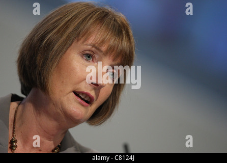 HARRIET HARMAN MP stellvertretenden ARBEITSPARTEI Führer 29. September 2011 der AAC LIVERPOOL ENGLAND Stockfoto