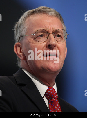 HILARY BENN MP LABOUR PARTY 29. September 2011 die AAC LIVERPOOL ENGLAND Stockfoto