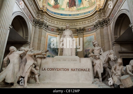 La Convention Nationale, de François-Léon Sicard, 1920 - Pantheon - Paris Frankreich Stockfoto