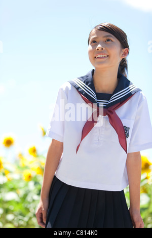 Schulmädchen Stockfoto