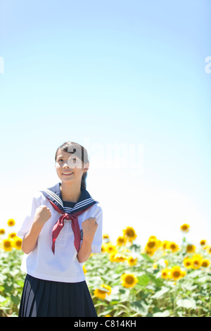 Schulmädchen Stockfoto