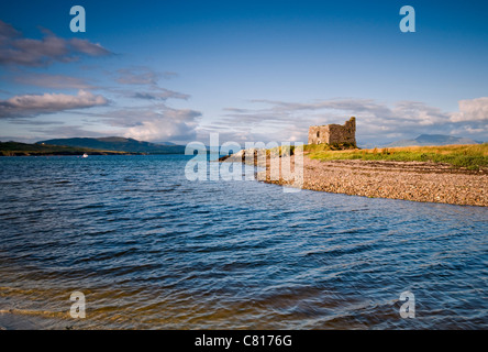 Ballinskelligs Schloss in der Nähe des Ring of Kerry in County Kerry, Irland Stockfoto