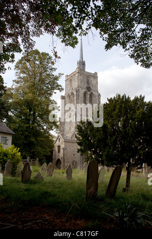 Str. Marys Kirche Ashwell Stockfoto