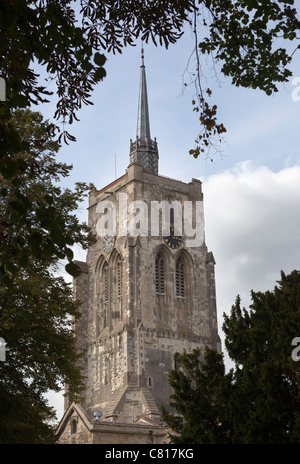 Str. Marys Kirche Ashwell Stockfoto