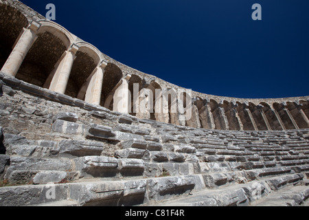 Antiken Theater von Aspendos in der südlichen Türkei Stockfoto