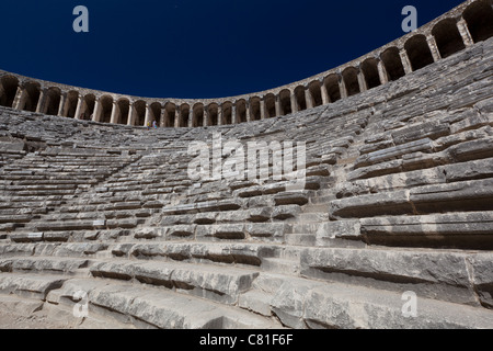 Antiken Theater von Aspendos in der südlichen Türkei Stockfoto