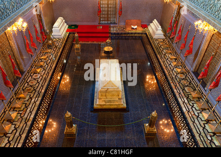 Marokko, Rabat, Mausoleum von Mohammed V Stockfoto