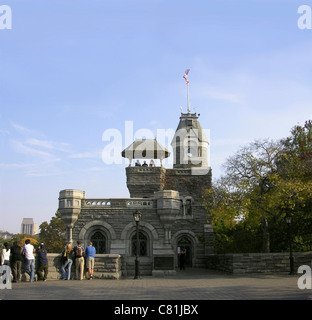 Belvedere-Turm Central Park New York City Stockfoto