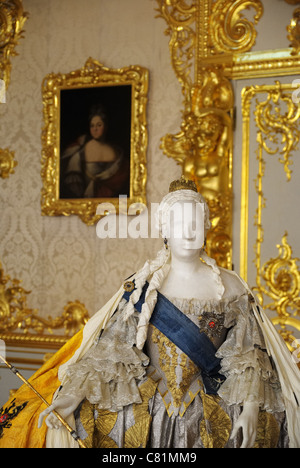 Statue von Sankt Petersburg, Puschkin, Katharinenpalast, Catherine Stockfoto