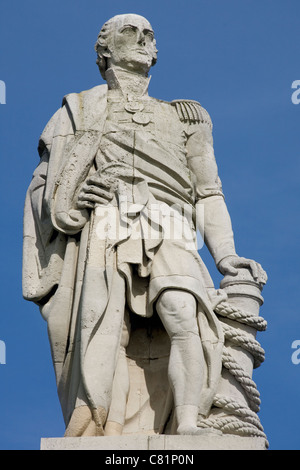 England Tyne & tragen Tynemouth Collingwood Denkmal Stockfoto