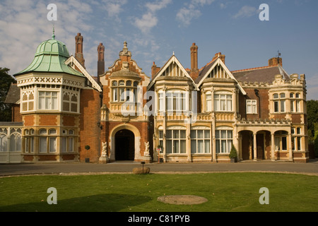 England Buckinghamshire, Bletchley Park Mansion Stockfoto