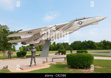 Florida, Pensacola, National Museum of Naval Aviation, Grumman F-14A Tomcat Stockfoto