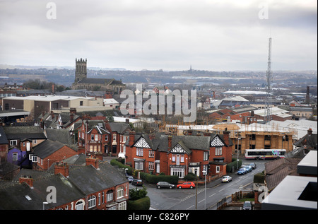 Gesamtansicht der Stoke-on-Trent in Staffordshire UK Stockfoto