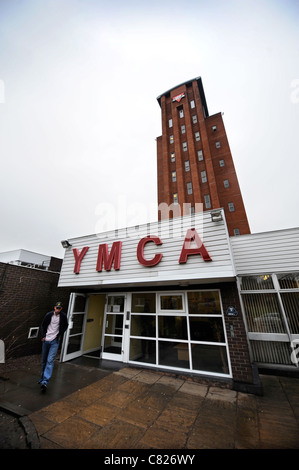 Der CVJM in Stoke-on-Trent, England UK Feb 2009 Stockfoto