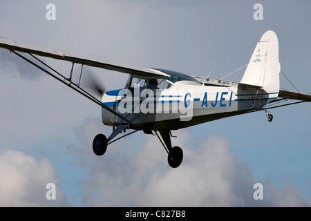 Auster J1N Alpha G-AJEI im Flug Stockfoto