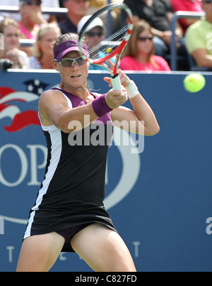 Samantha Stosur aus Australien im Einsatz bei den US Open 2011 Stockfoto