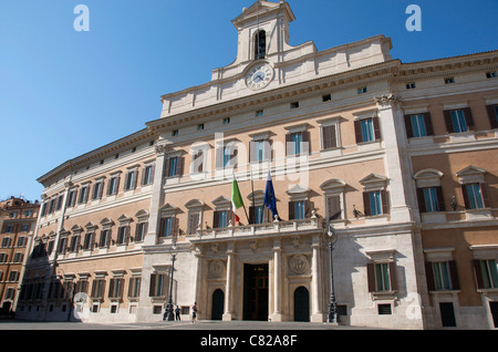 Italienischen Parlamentsgebäude, Palazzo di Montecitorio, Rom, Italien, Europa Stockfoto