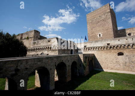 Castello Normanno Svevo, Altstadt von Bari, Apulien Italien. Foto: Jeff Gilbert Stockfoto