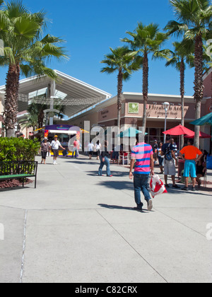 PREMIUM-OUTLETS MALL IN LAKE BUENA VISTA-ORLANDO-FLORIDA Stockfoto