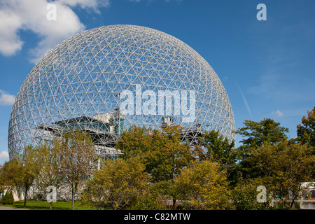 Biosphäre in Montreal. US-Pavillon auf der Expo 1967 Stockfoto