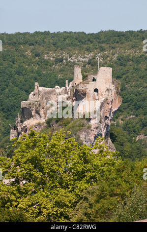 Festung von Penne, Tarn, Midi-Pyrenäen, Frankreich Stockfoto