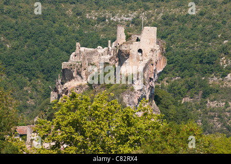 Festung von Penne, Tarn, Midi-Pyrenäen, Frankreich Stockfoto