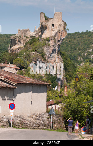 Festung von Penne, Tarn, Midi-Pyrenäen, Frankreich Stockfoto