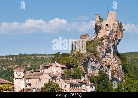 Festung von Penne, Tarn, Midi-Pyrenäen, Frankreich Stockfoto