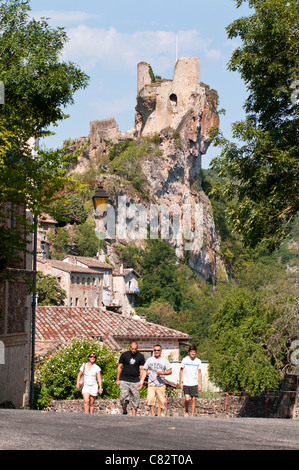 Festung von Penne, Tarn, Midi-Pyrenäen, Frankreich Stockfoto