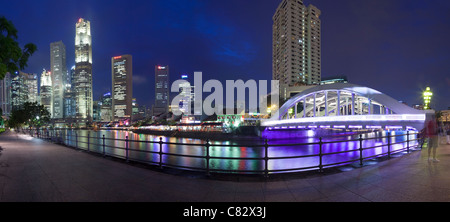 Boat Quay, Singapur Stockfoto