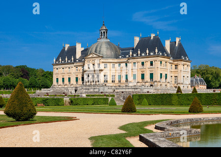 Europa, Frankreich, Seine-et-Marne (77), Schloss Vaux-le-Vicomte Stockfoto