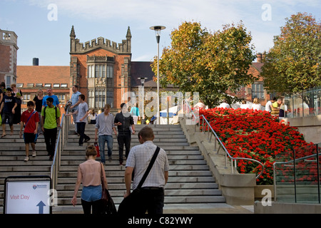 Newcastle University Infotag für Studieninteressierte, Newcastle Upon Tyne, England, UK Stockfoto