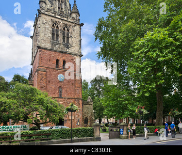 St. Marien Kirche, St. Marys Straße, Shrewsbury, Shropshire, England, UK Stockfoto