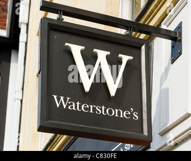 Waterstones Buch speichern, Stratford-upon-Avon, Warwickshire, England, UK Stockfoto