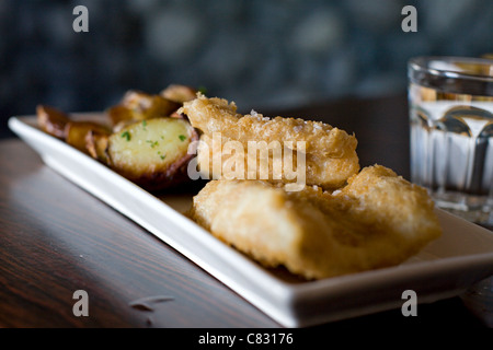 Fish And Chips in Island Stockfoto