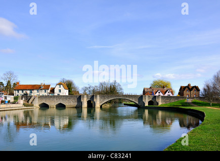 1416 Abingdon Brücke am River Thames, Oxfordshire Stockfoto