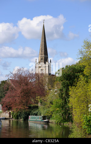 St Helens Pfarrkirche, Abingdon, Oxfordshire Stockfoto