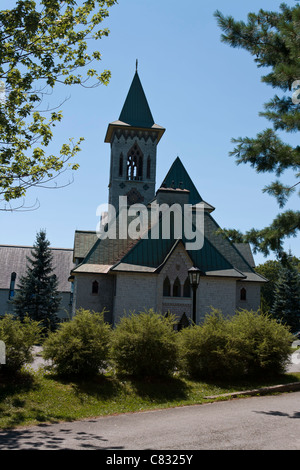 Abtei Saint-Benoît-du-Lac, Magog, östlichen Provinzen, Quebec Kanada Stockfoto