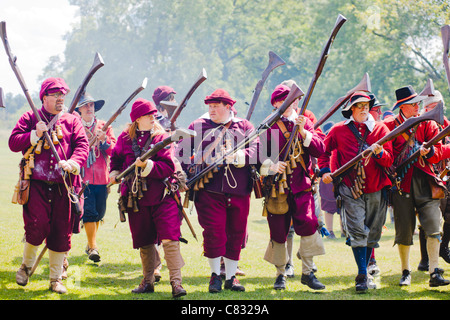 English Civil War Reenactment Stockfoto