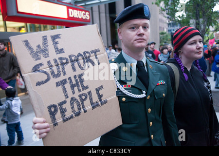 Occupy Wallstreet Seattle Stockfoto