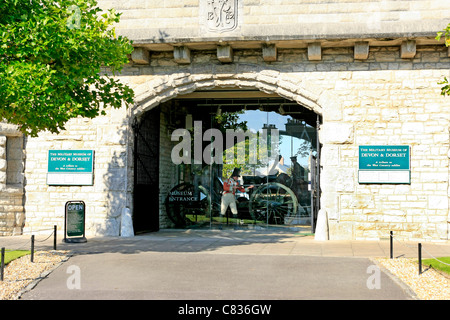 Das Militärmuseum halten des Dorset Regiments an Dorchester Stockfoto