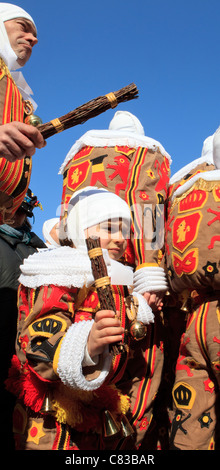 Binche Karneval Belgien Stockfoto