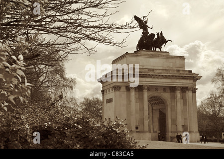Wellington Arch, London, UK Stockfoto