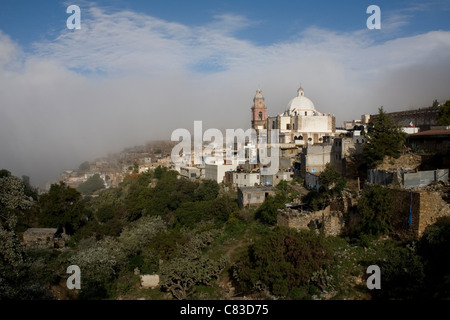 Die Kirche der Unbefleckten Empfängnis in Real de Catorce, Mexiko Stockfoto